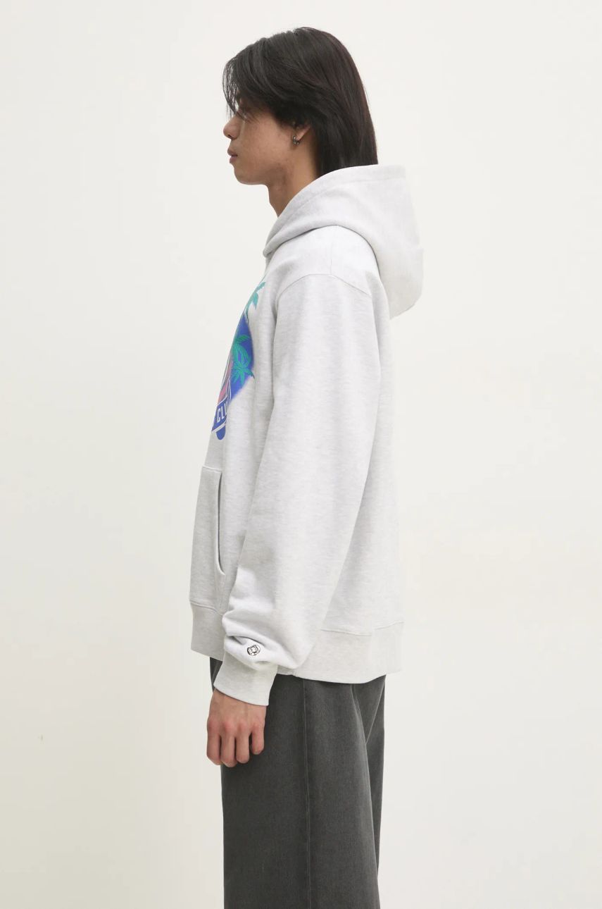 Mikina BILLIONAIRE BOYS CLUB Billionaire Boys Club Tropical Crest Popover Hoodie Šedá | B24447, 1