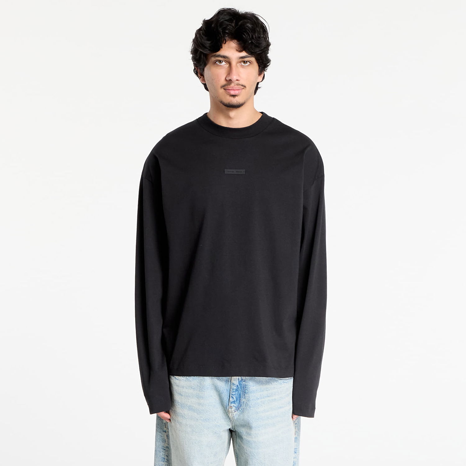Tričko Fear of God Fear of God Essentials Classic Long Sleeve T-Shirt Čierna | 125SP254200F-861, 0