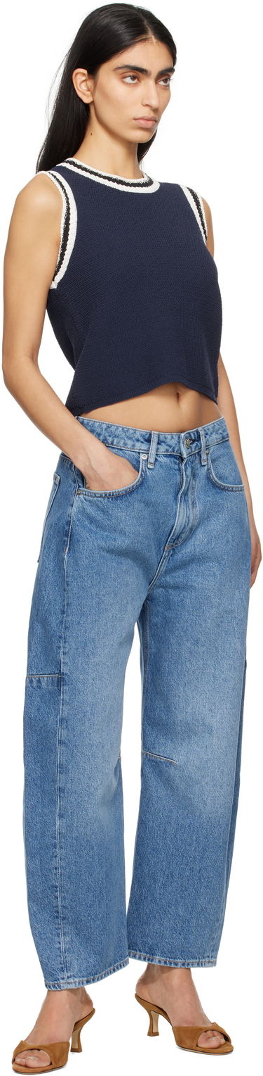 Džínsy rag & bone rag & bone Charlie Ankle-Length Barrel Jeans Modrá | WDD25S2994RGAC, 3