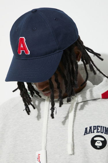 Šiltovka AAPE by A Bathing Ape AAPE Cotton Corduroy Baseball Cap Biela | ACP5223, 4