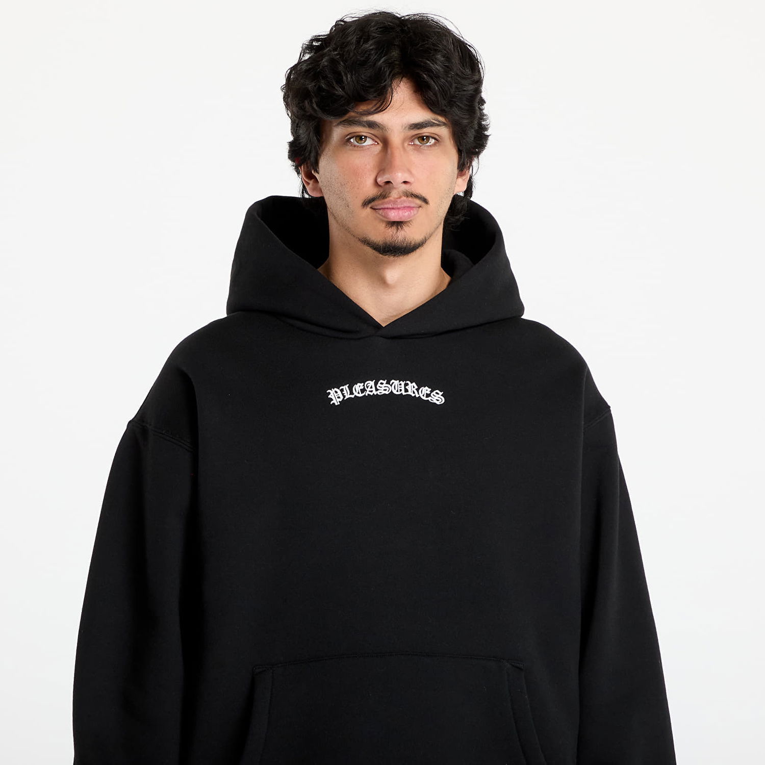 Mikina Pleasures PLEASURES Neural Hoodie Čierna | P25SU010 BLACK, 1