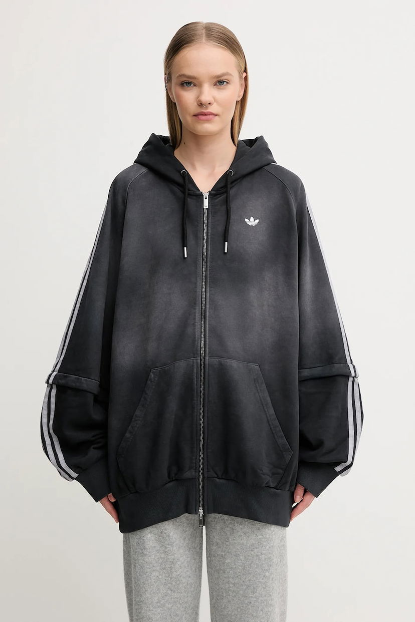 Mikina adidas Originals adidas Originals Oversized Hoodie Čierna | KE9806