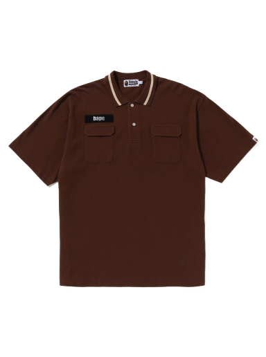 Polo tričko BAPE Relaxed Fit Polo Tee Hnedá | 1J30-112-003