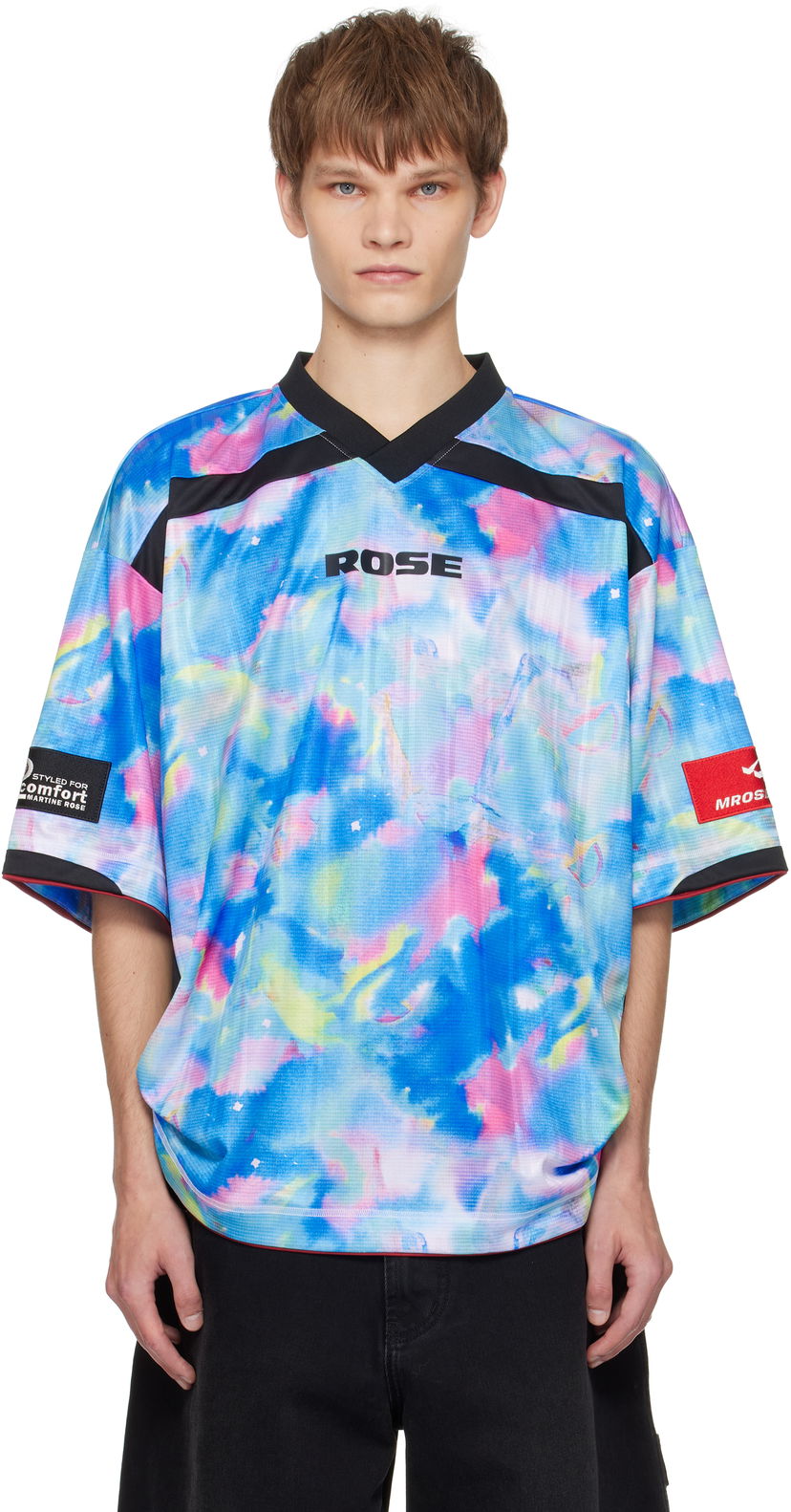 Tričko Martine Rose Martine Rose Printed Rugby T-Shirt Rôznofarebný | 197JT14534