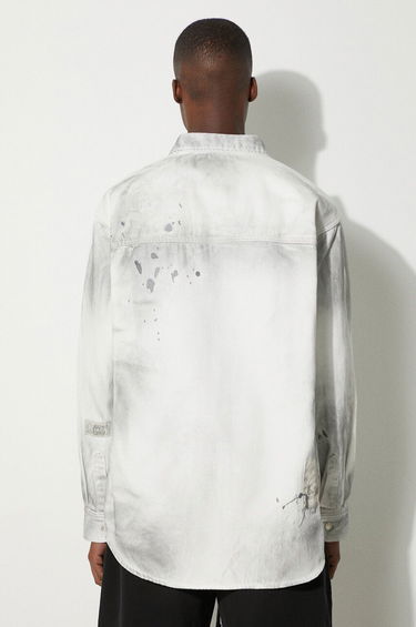 Košeľa AAPE by A Bathing Ape AAPE Relaxed Denim Shirt Biela | AAPSTM8480XAM, 2