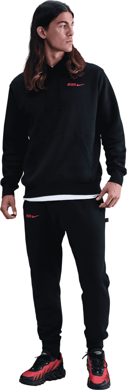 Mikina Nike Atletico Madrid NSW Club Hoodie Čierna | hm2854-010