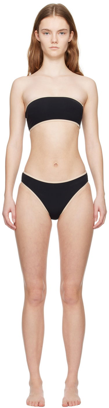 Plavky TOTEME Edge Bandeau Bikini Top Čierna | 241-WSW1041/WSW1040-FB0097, 0
