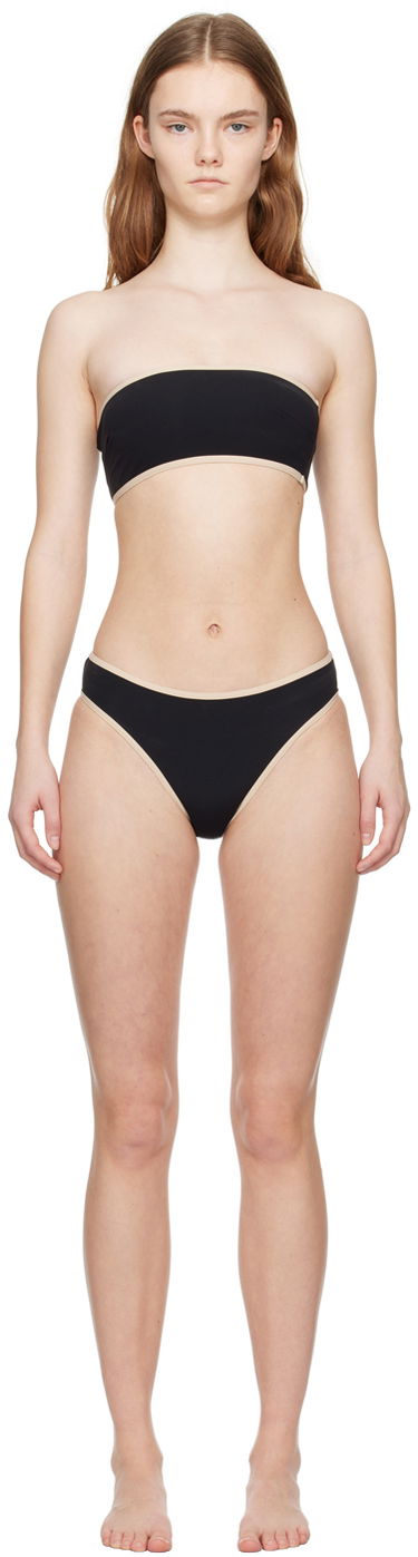Plavky TOTEME Edge Bandeau Bikini Top Čierna | 241-WSW1041/WSW1040-FB0097, 0