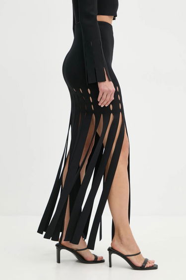 Sukňa Nanushka Cutout Bodycon Mini Skirt Čierna | NW24FWSK47000, 0