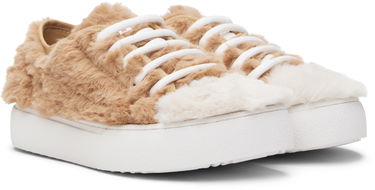 Tenisky a topánky Marni Marni Kids Faux-Fur Béžová | 82034, 3