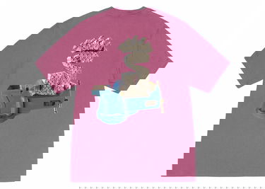 Tričko Stüssy Graphic Print T-Shirt Ružová | 1905025, 0