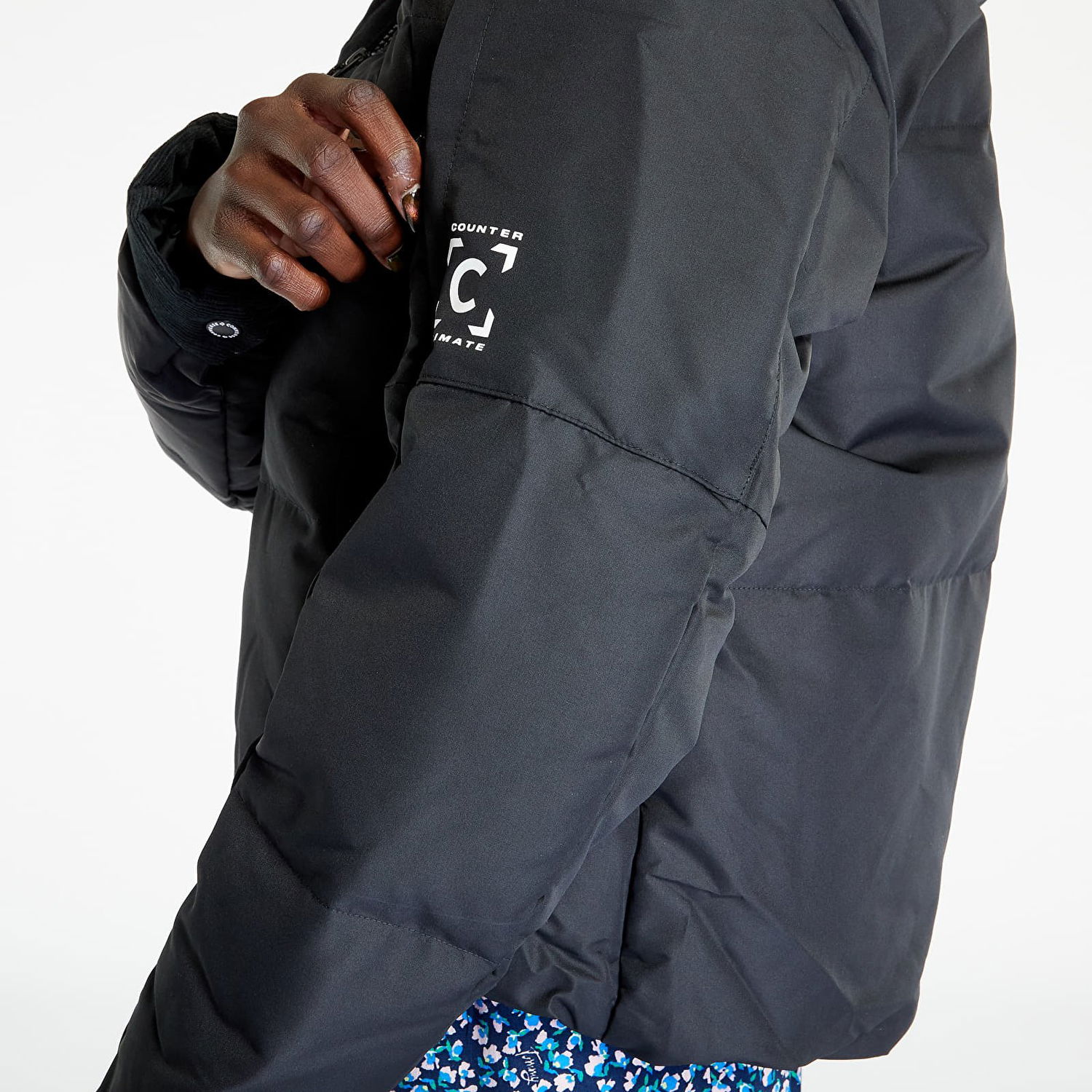 Prešívaná bunda Converse Premium Short Down Jacket Čierna | 10023727-A01, 1