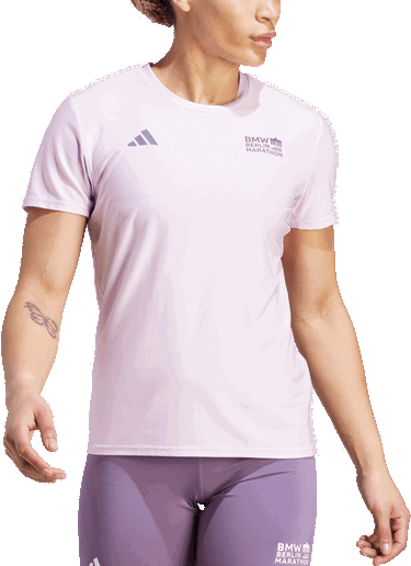 Tričko adidas Originals BMW Berlin Marathon 2023 Tee Fialová | ip3606, 0