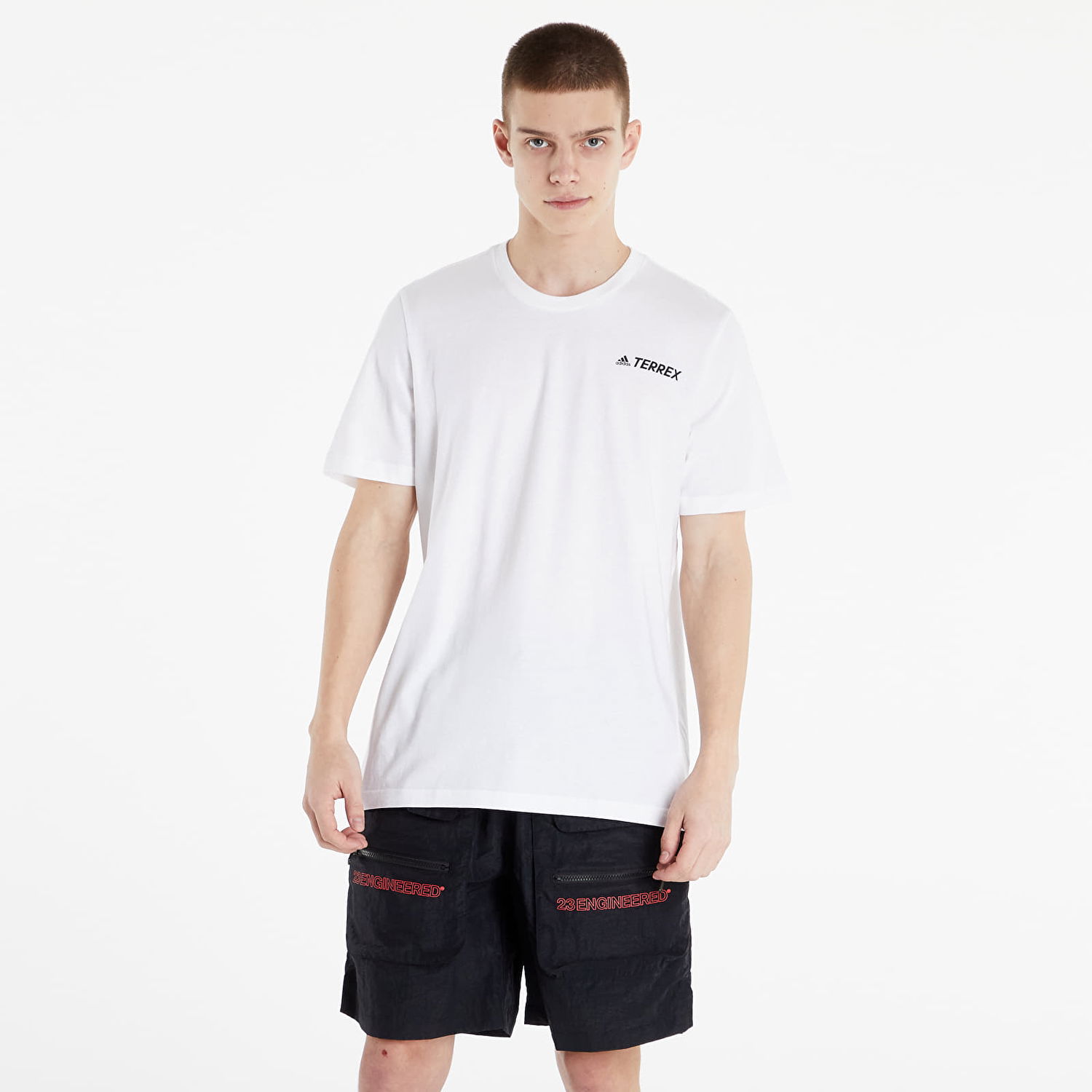 Tričko adidas Performance TERREX Mountain GFX Tee Biela | HE1767, 0