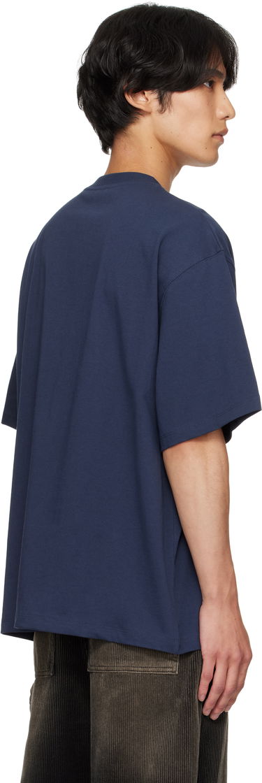Tričko We11done Pearly 'Se11done' Logo T-Shirt by We11done Navy | WD-TT2-25-735-U-NV, 2