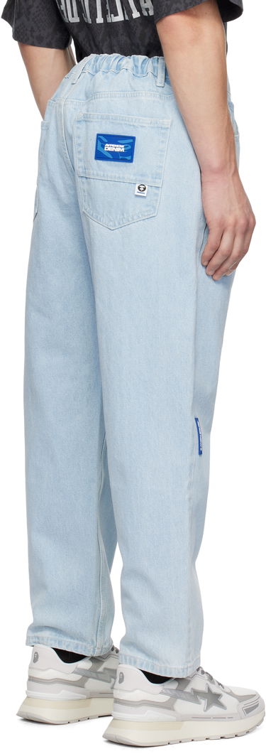 Džínsy AAPE by A Bathing Ape AAPE by A Bathing Ape 'AAPE NOW' Jeans Modrá | AAPJNMB623XANBLL, 2