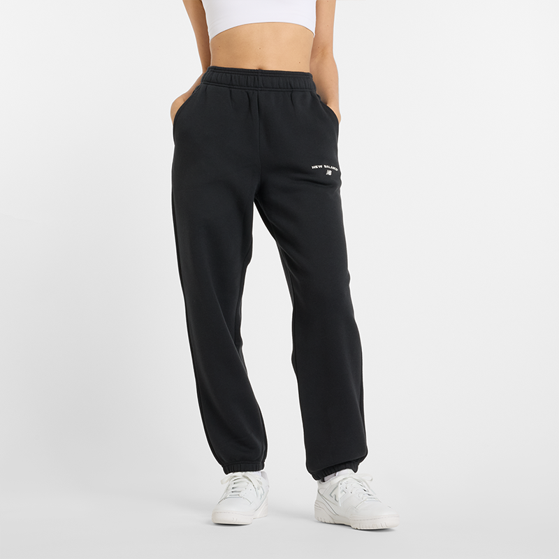 Tepláky New Balance Essentials Fleece Pants Čierna | NBWP51500BK, 0