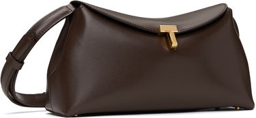 Kabelka TOTEME T-Lock Leather Clutch Hnedá | 244-WAL950-LE0025, 4