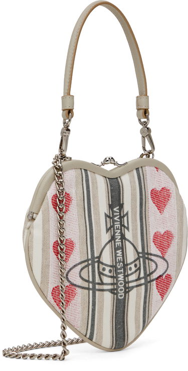 Kabelka Vivienne Westwood Vivienne Westwood Belle Heart Frame Bag with Chain Béžová | 4B01000OW-W0148-, 1