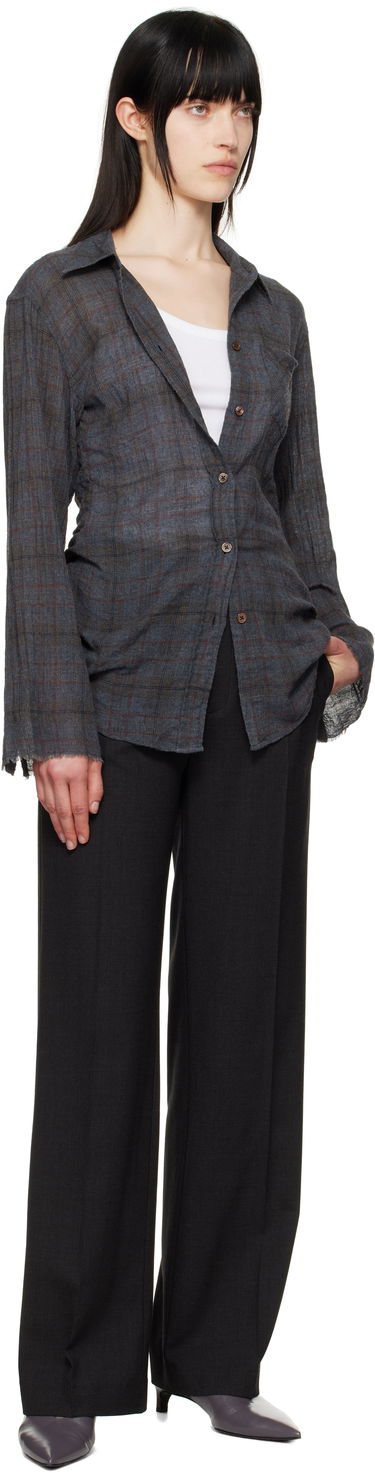 Košeľa OUR LEGACY OUR LEGACY Daisy Plaid Shirt Šedá | W2252DB, 3