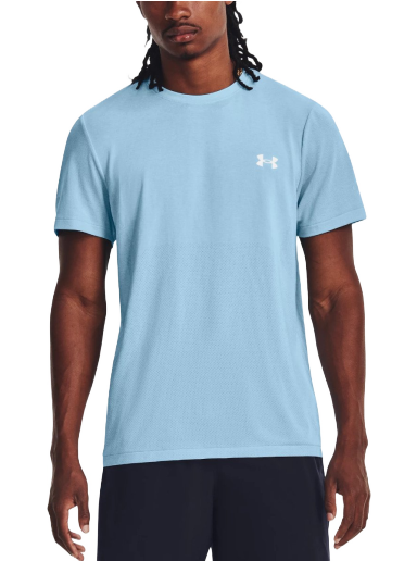 Tričko Under Armour Seamless Stride Modrá | 1375692-490