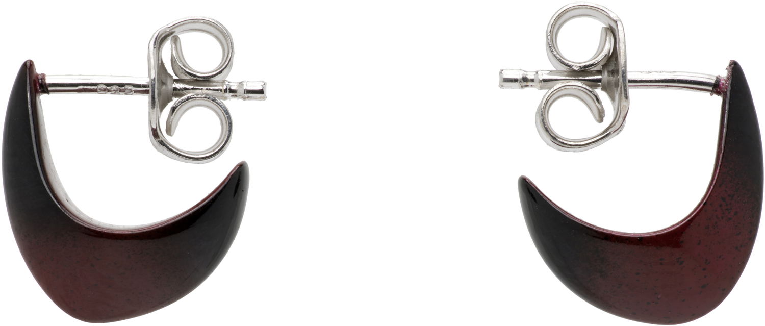 Náušnice LEMAIRE LEMAIRE Micro Drop Stud Earrings Vínová | JW0054 LO0114, 0