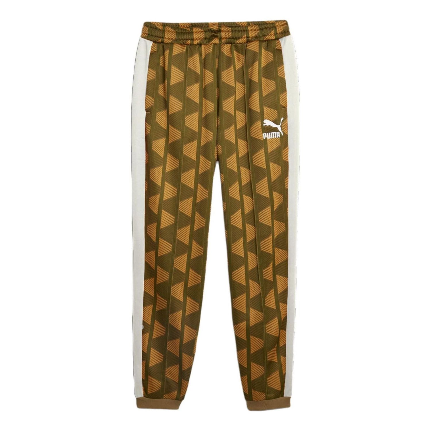 Tepláky Puma Geometric Print Track Pants Zelené | 621844-93, 0