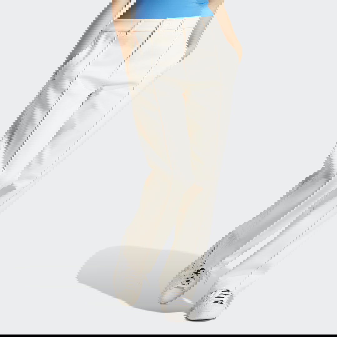 Nohavice adidas Originals Pants Blue Version Club High-Waisted Béžová | IB5800, 0
