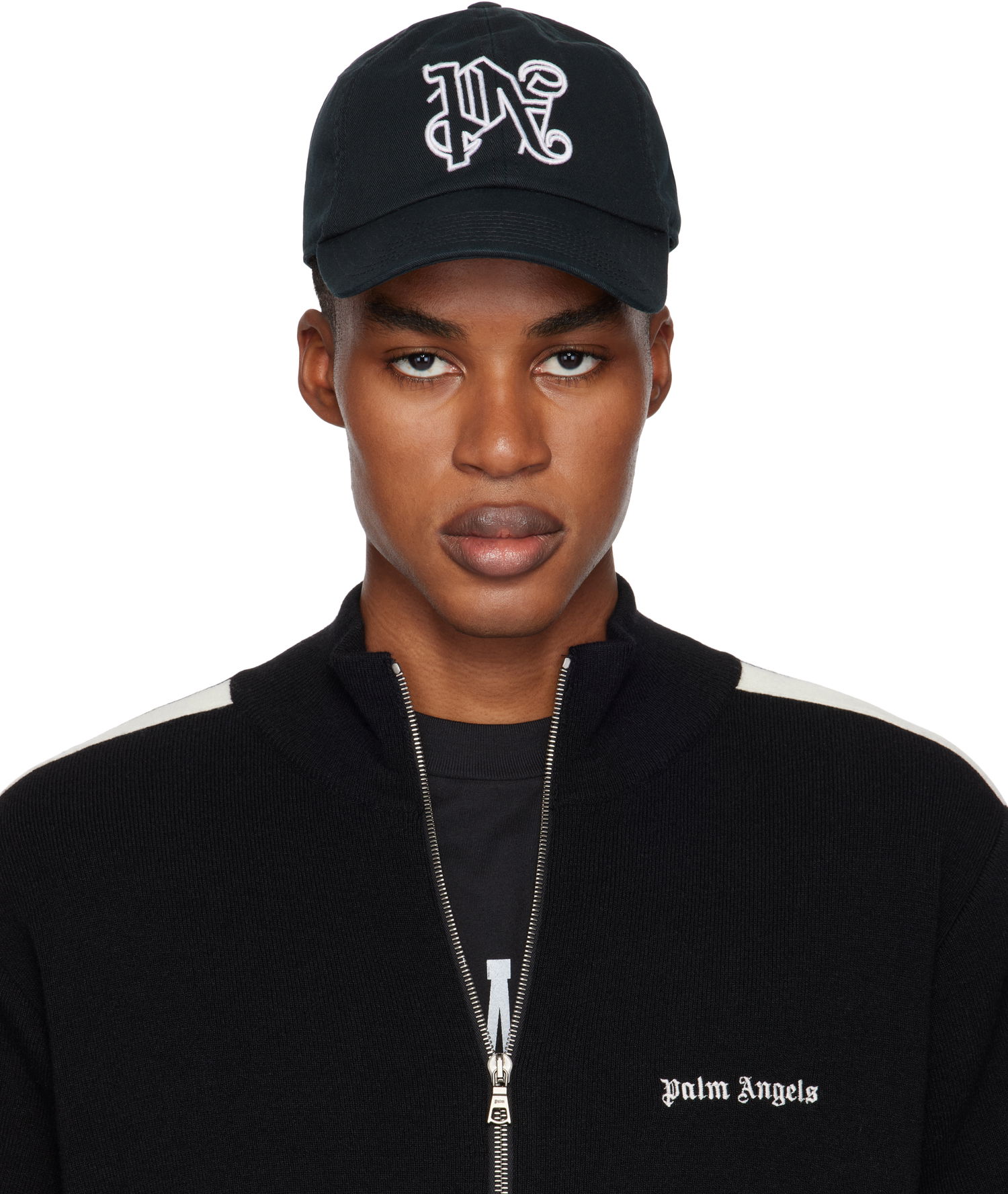Šiltovka Palm Angels Cap With Logo Embroidery Čierna | PMLB094C99FAB0021001, 0