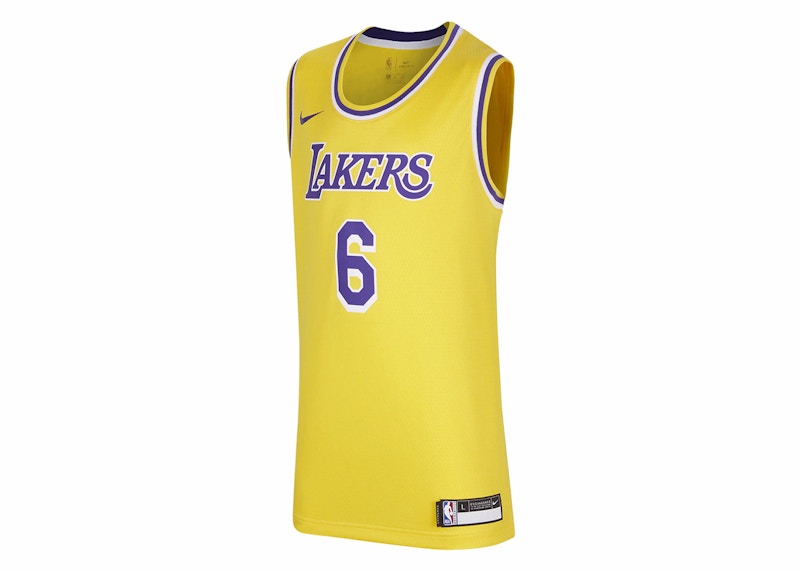 Dres Nike Los Angeles Lakers LeBron James Icon Edition Swingman Jersey Žltá | DR0865-728, 0