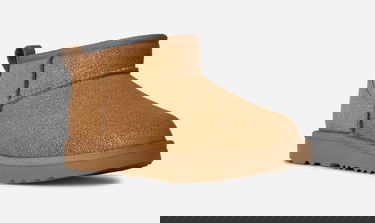 Tenisky a topánky UGG Classic Ultra Mini Dazzle Boot Suede Hnedá | 1171291K-CHE, 1