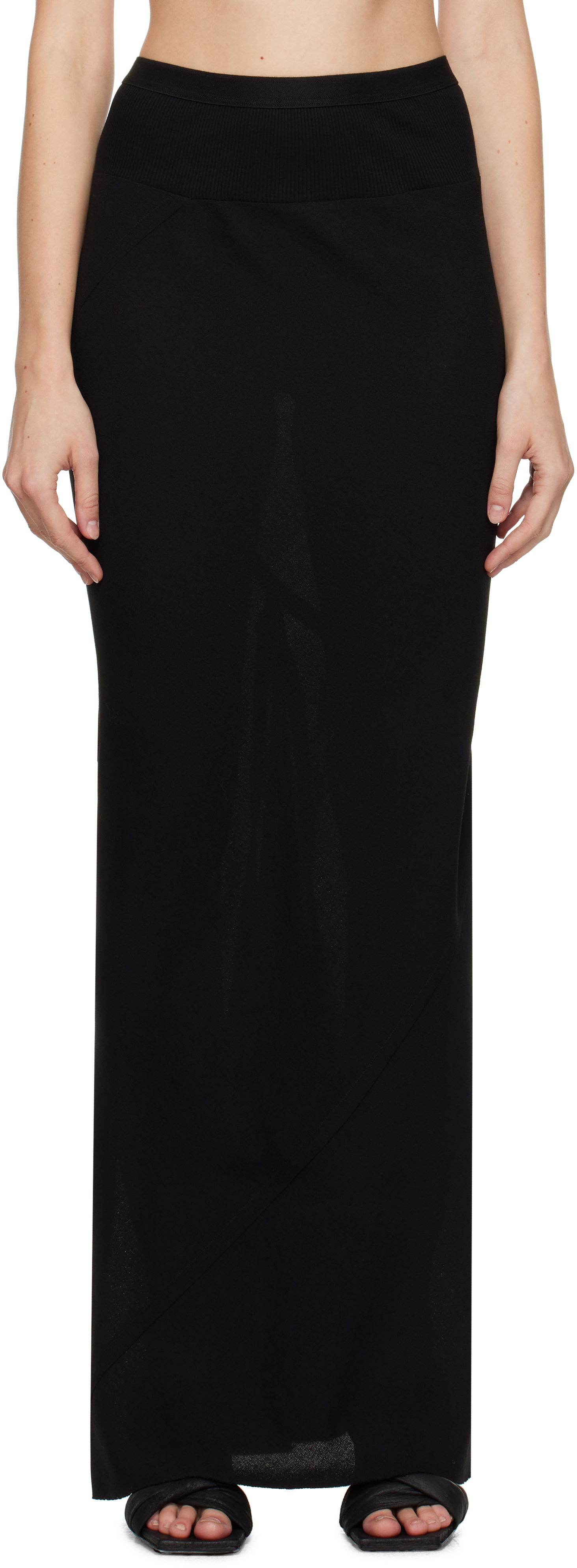 Sukňa Rick Owens Maxi Skirt Čierna | RO02D3348 WA, 0