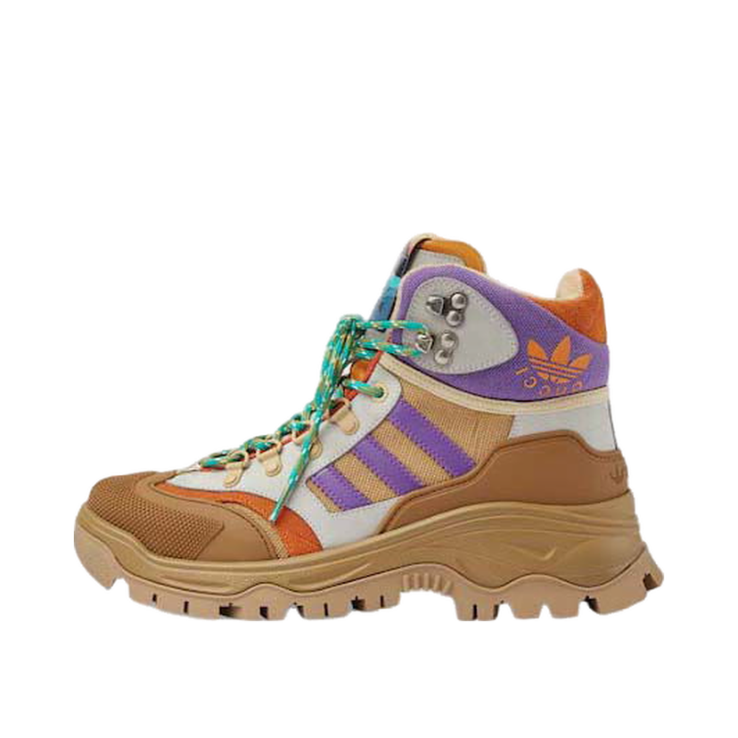Tenisky a topánky Gucci adidas x Laced Up Boots Brown Purple (Women's) Béžová | 721394 FAAW5 9762