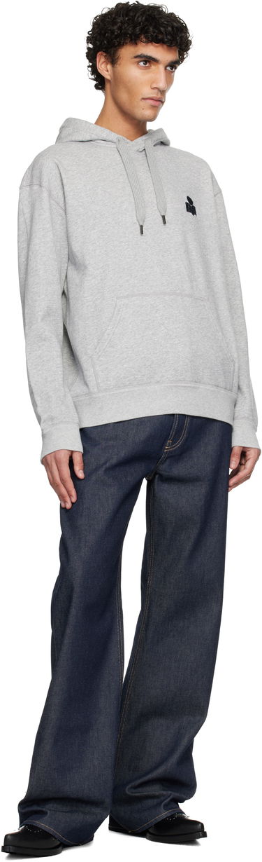 Mikina ISABEL MARANT Isabel Marant Matte Hoodie Šedá | SW0050HA-D1M05H, 3