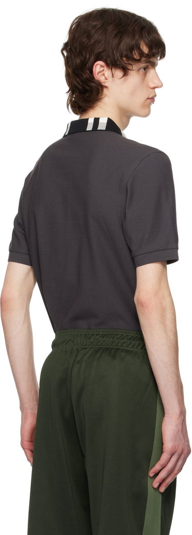 Polo tričko Fred Perry Fred Perry Chequerboard Collar Polo Šedá | M8688, 2