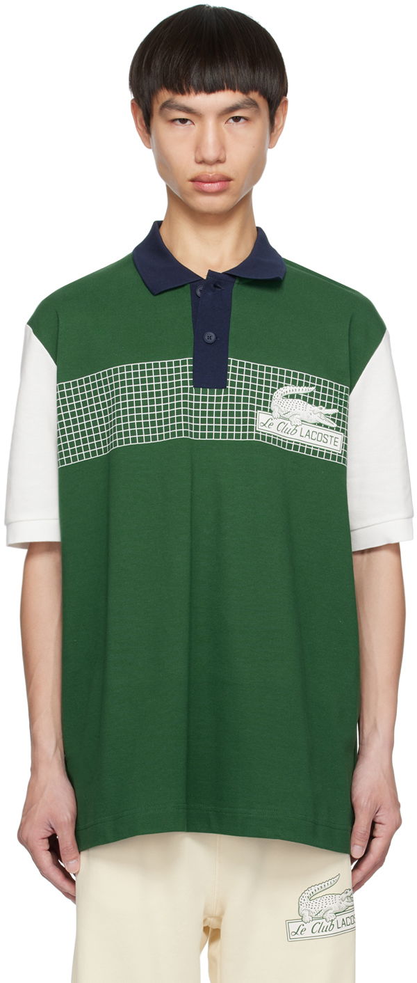 Polo tričko Lacoste Loose-Fit Zelené | PH7822, 0