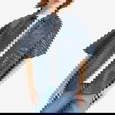 Košeľa DAILY PAPER Daily Paper Braids Denim Shirt, Large Modrá | 2511075, 2