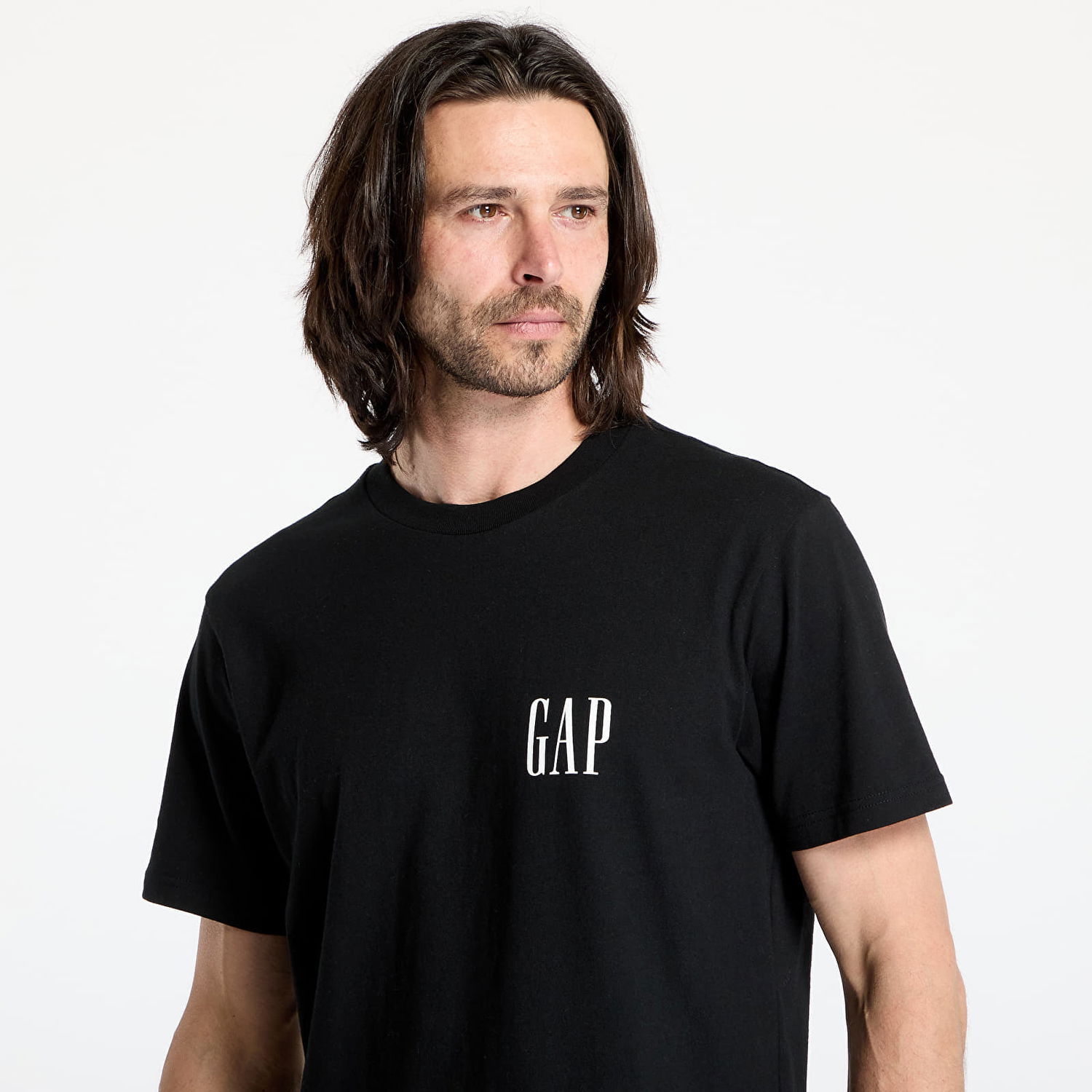Tričko GAP Men's 90S Logo T-Shirt Čierna | 729123-01, 1