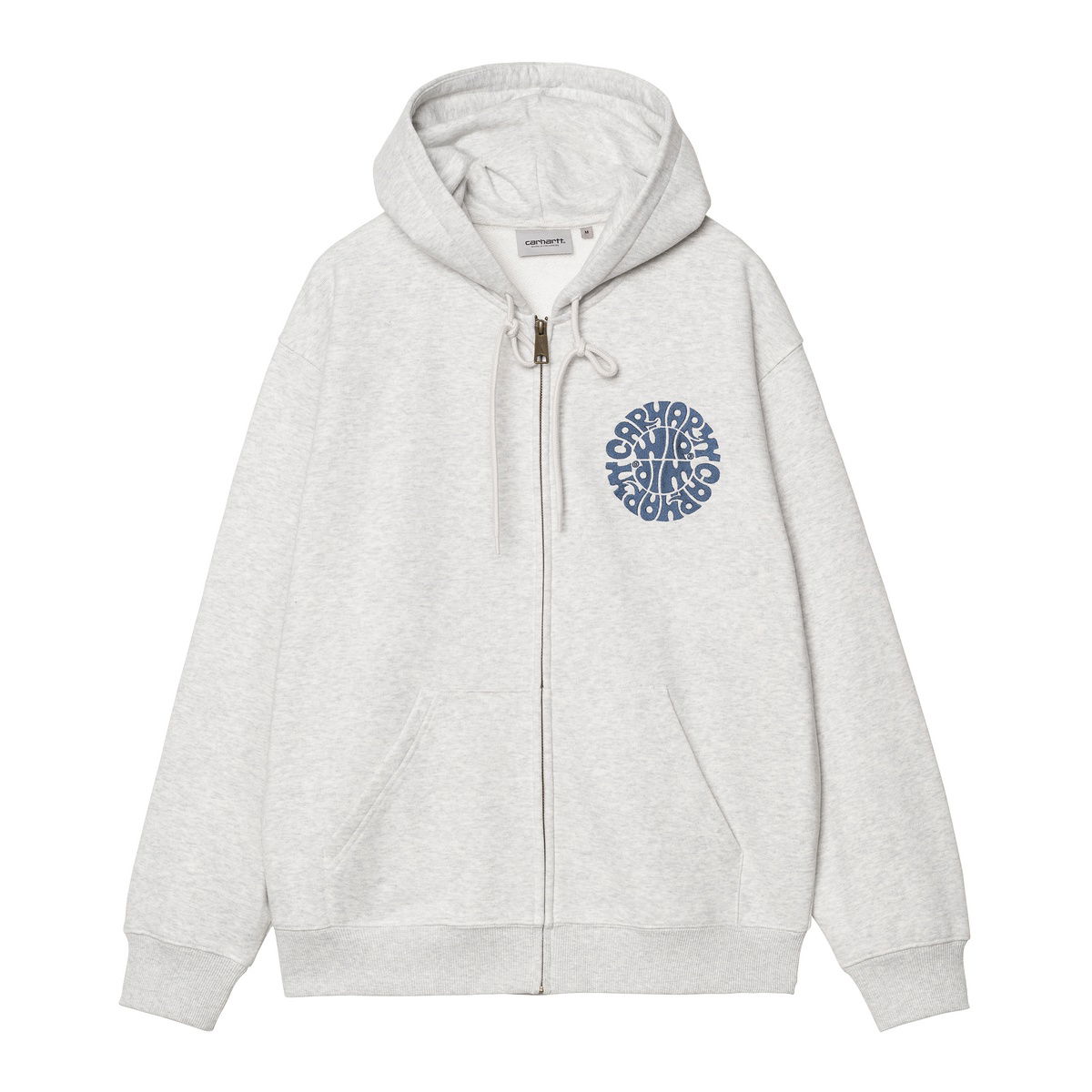 Mikina Carhartt WIP Hooded Jazzy Sweat Jacket Šedá | I034731_24, 0