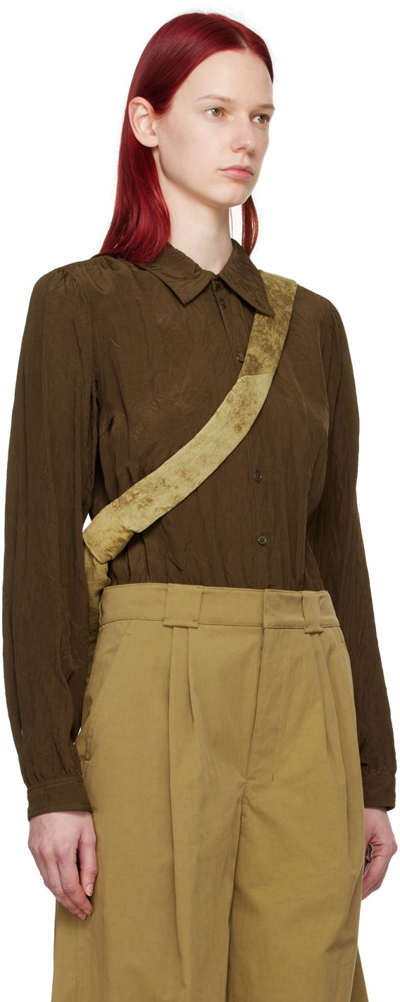 Lemaire Gathered Long Sleeve Blouse