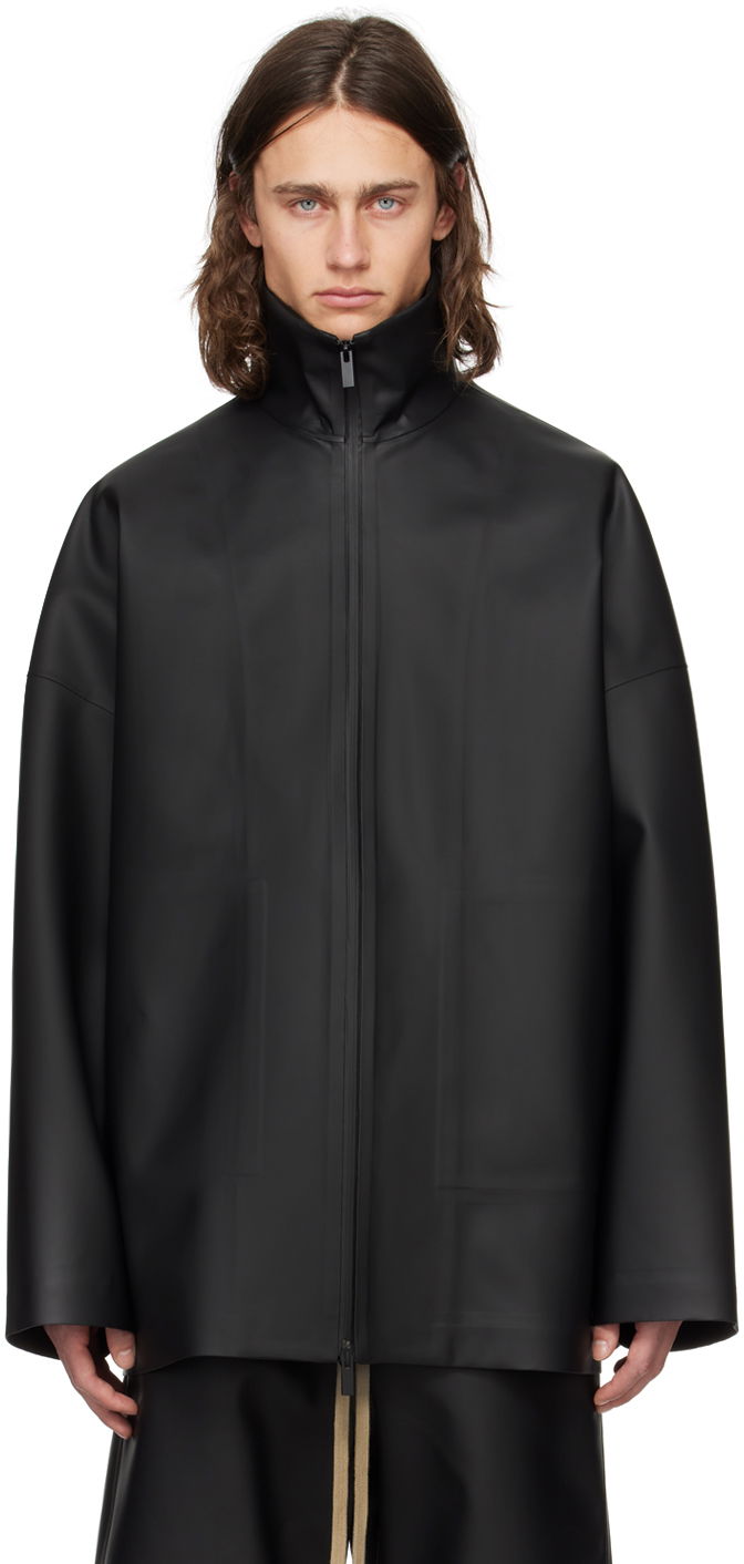 Bunda Fear of God Black Zip Jacket Čierna | FG830-408RUB