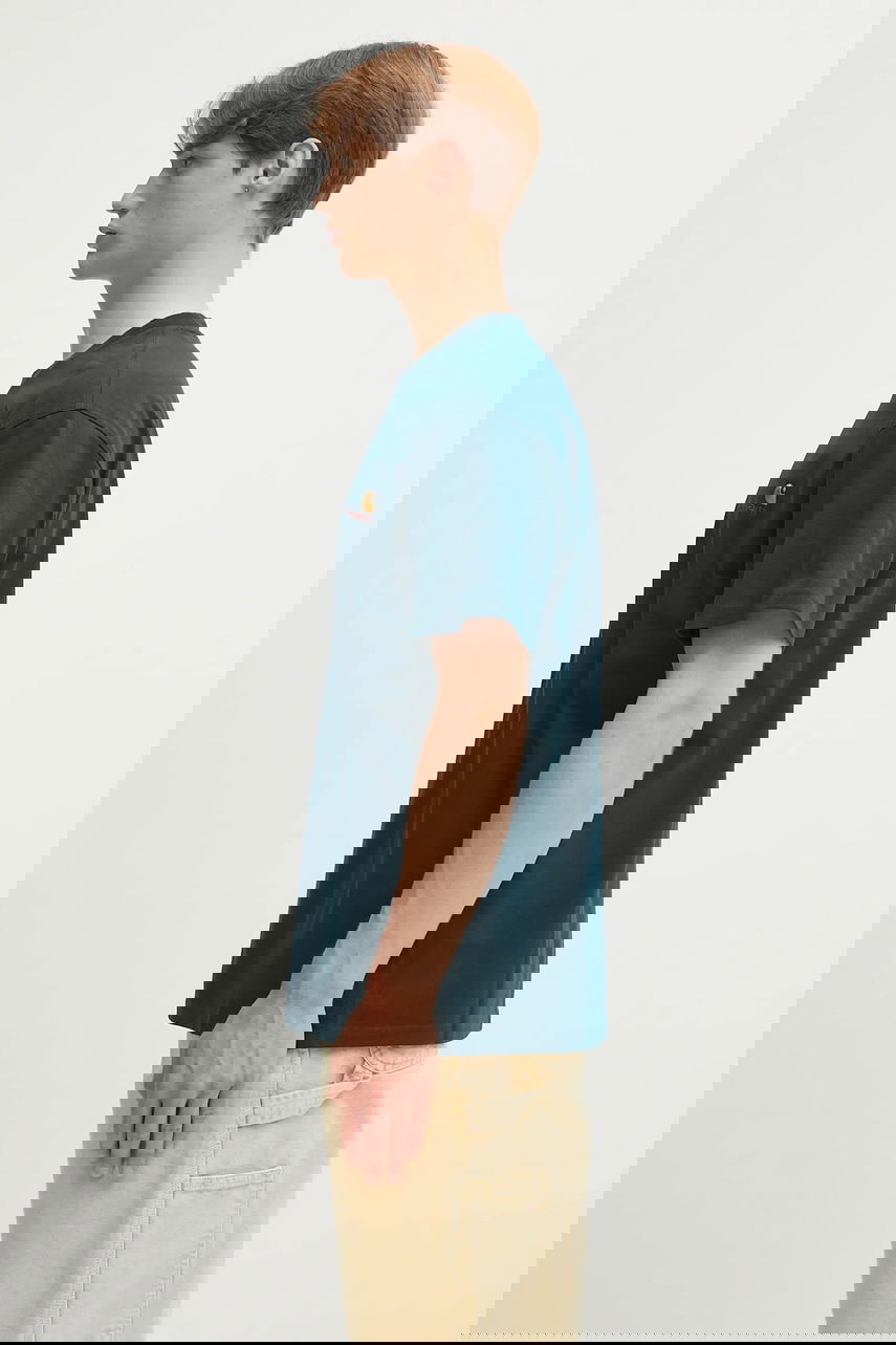 Tričko Carhartt WIP Short Sleeve American Script T-Shirt Zelené | I029956.0AUXX, 1