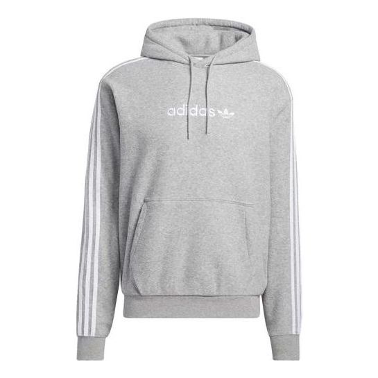 Mikina adidas Originals Originals Comfort 3-Stripes Hoodie Šedá | H31237