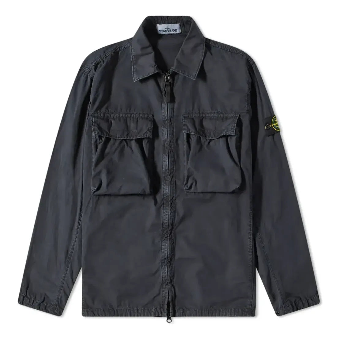 Parka Stone Island Brushed Cotton Shirt Jacket Čierna | 7615114WN-V0165, 0