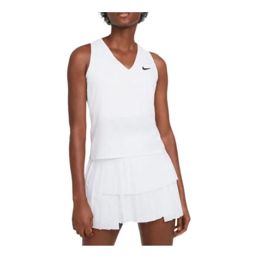 Tielko Nike Court Victory Tennis Tank Top Biela | CV4785-100, 0