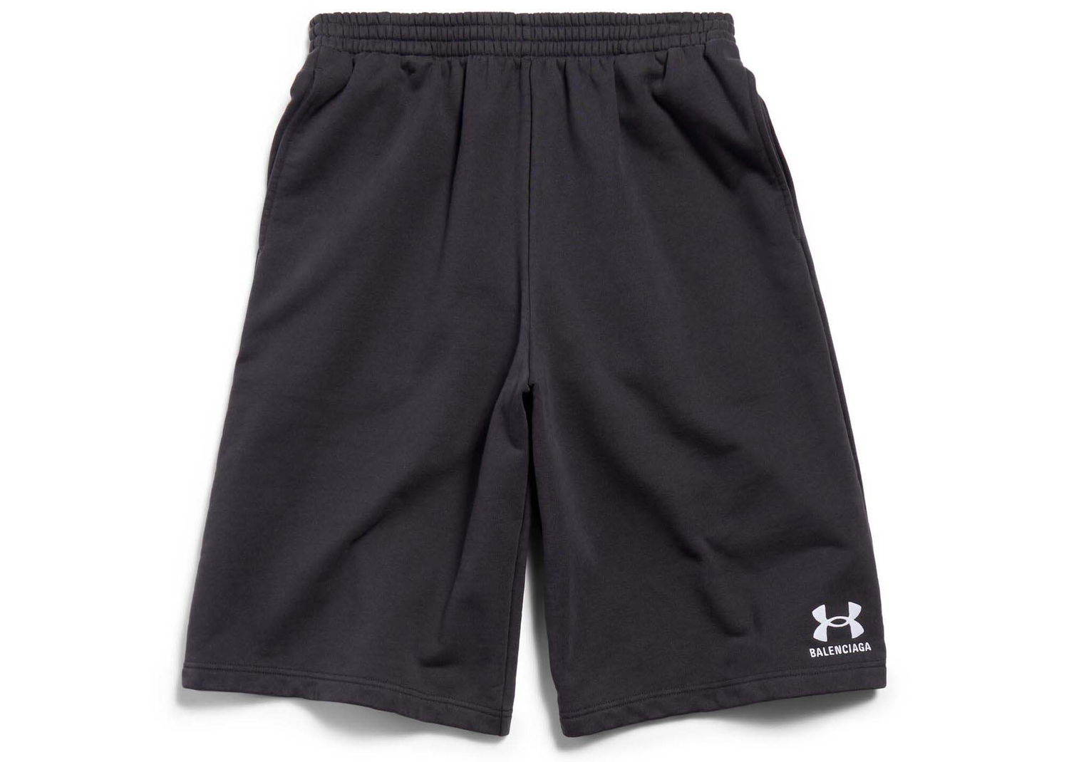 Šortky Balenciaga Under Armour x Large Shorts Black/White Čierna | 795261TRVB89034, 0