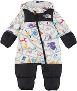 Kids' 1996 Retro Nuptse Print Down Snowsuit
