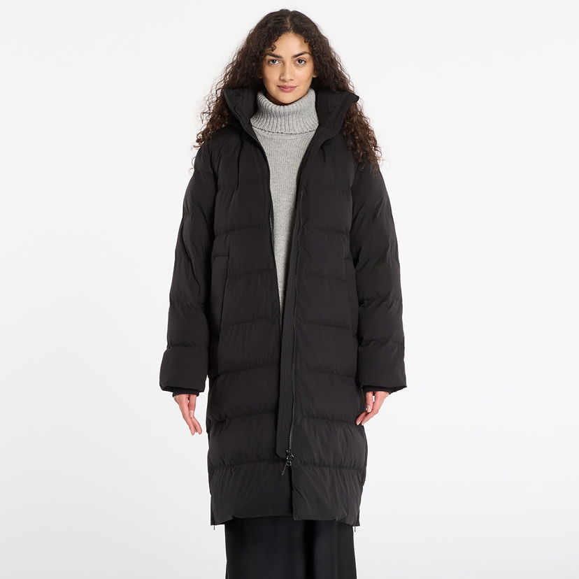 Prešívaná bunda Samsoe Samsoe Saseri Long High-Neck Puffer Coat Čierna | F25300164_CLR000021