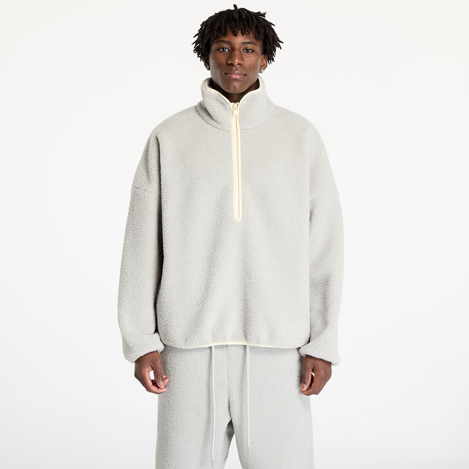Vetrovka adidas Originals Fear Of God Athletics x Alaska 1/2 Zip Sesame Béžová | IM6076, 0