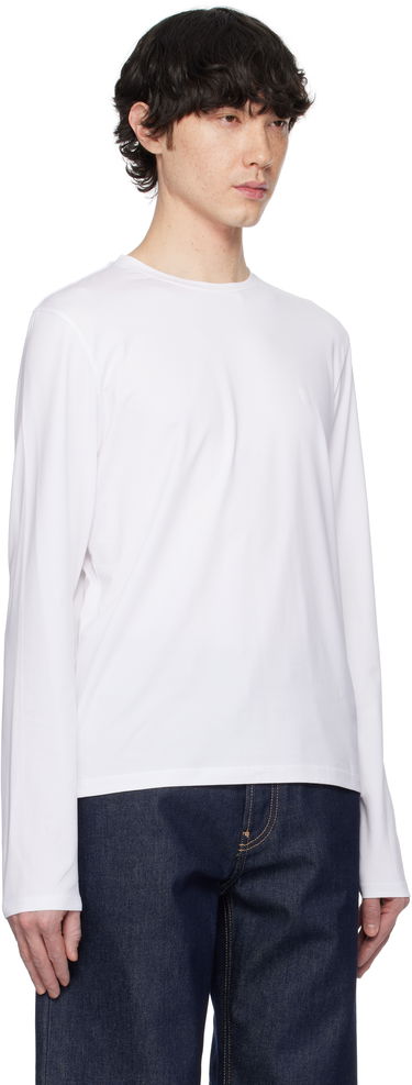 Sveter Acne Studios Acne Studios Long Sleeve T-Shirt Biela | CL0311-, 4